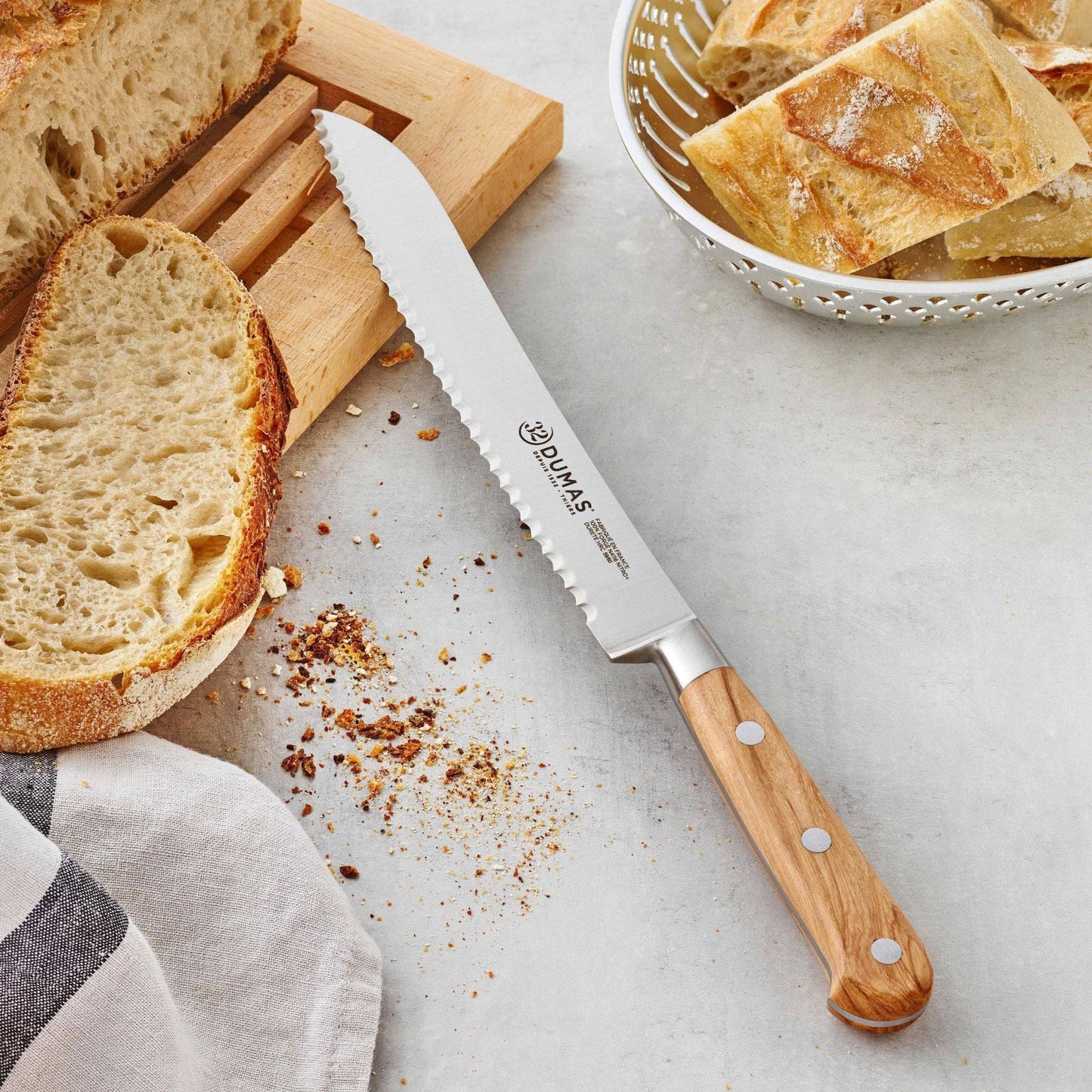 Bread Knife 8" by 32 Dumas - Ringold Valley Trading Company