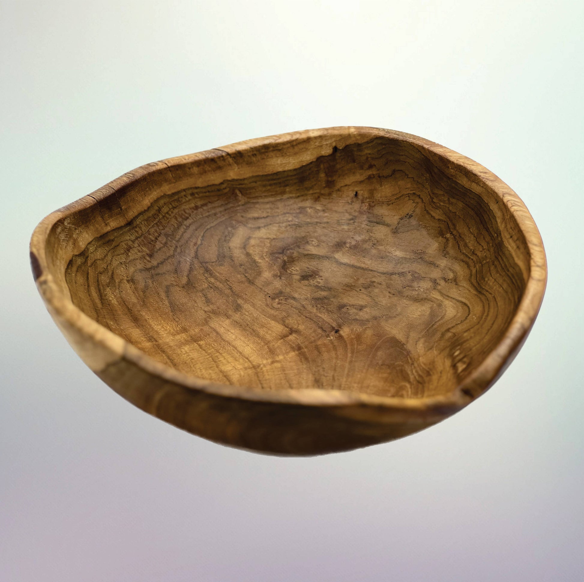 Teak Edge Bowl - Hand Carved - Ringold Valley Trading Company