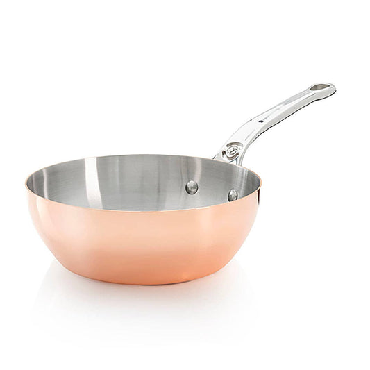 PRIMA MATERA Conical Saute Pan: Induction Ready / 9.5" - Ringold Valley Trading Company