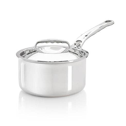 AFFINITY 5-ply Stainless Steel Saucepan: 6.3" - Ringold Valley Trading Company