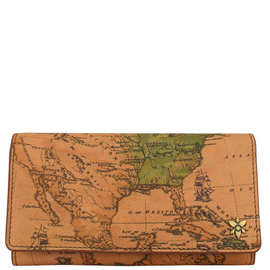 Heritage Leather Accordion Flap Wallet - 1975 - Ringold Valley Trading Company