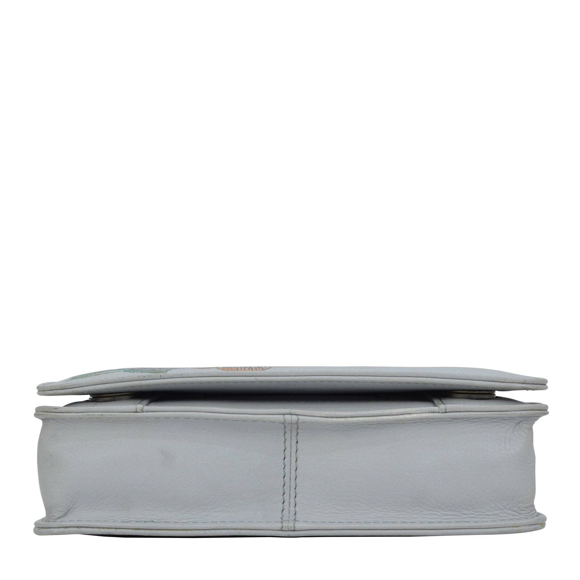 Hand-Painted Leather Small Messenger - 669 - Ringold Valley Trading Company