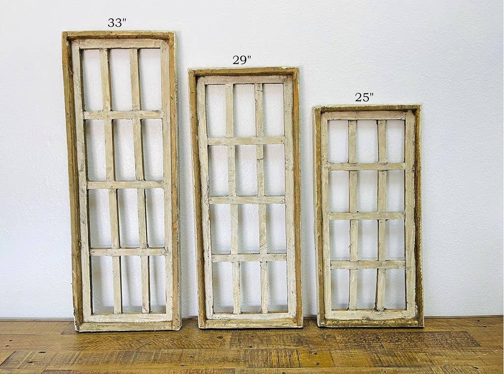 Capua Wood Arches, 3 PC Set, White (DISC) - 8.3 - Ringold Valley Trading Company