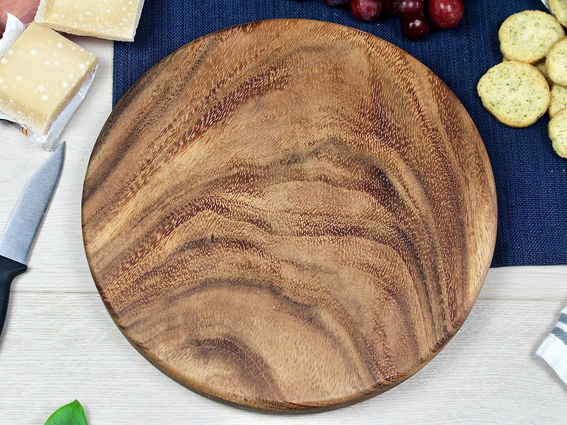 Live Edge Round Serving Board - Ringold Valley Trading Company