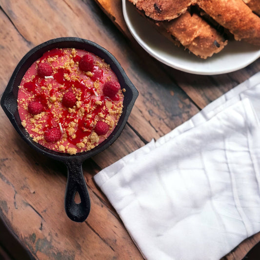 Raspberry Bliss Skillet Candle - Ringold Valley Trading Company
