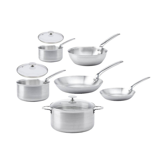 ALCHIMY 3-ply Stainless Steel Cookware Set 9 Pieces - Ringold Valley Trading Company