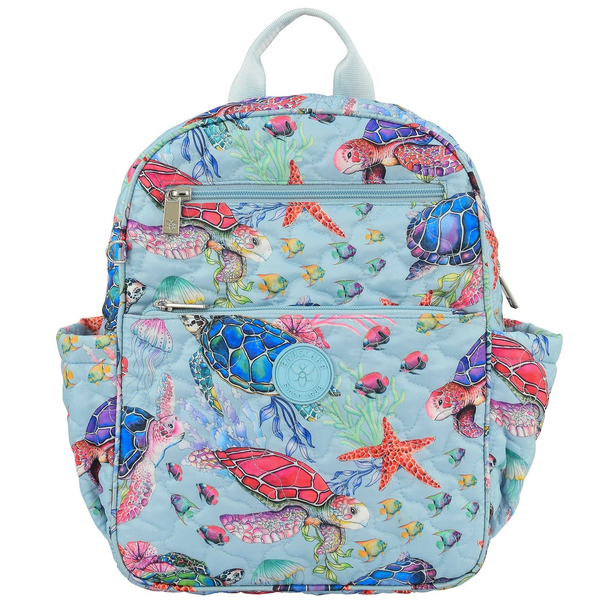 Wanderlust Quilted Fabric Backpack-16015 - Ringold Valley Trading Company