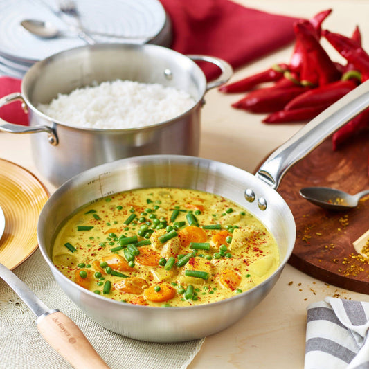 ALCHIMY 3-ply Stainless Steel Rounded Sauté Pan 6.3" / 0.85 QT