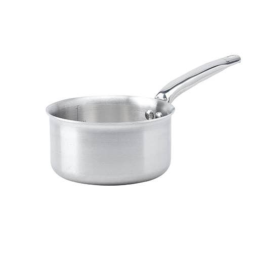 ALCHIMY 3-ply Stainless Steel Saucepan: 8" - Ringold Valley Trading Company