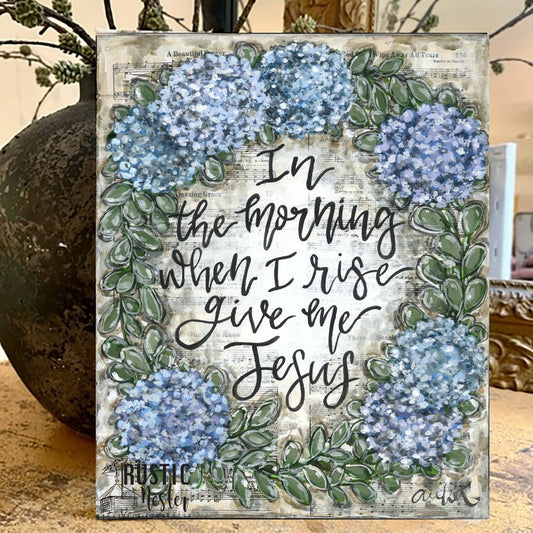 Christian home wall art, Spiritual canvas art print, Spring: 16x20 - Ringold Valley Trading Company