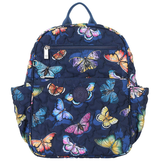 Wanderlust Quilted Fabric Backpack-16015 - Ringold Valley Trading Company