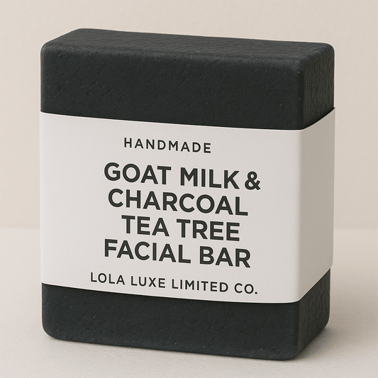 Charcoal Tea Tree Goat Milk Soap – Purifying Facial Bar for Acne-Prone Skin - Ringold Valley Trading Company