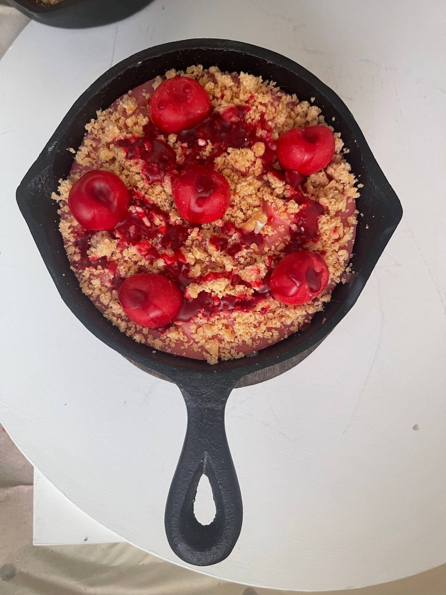 Cherry Cobbler Skillet Candle - Ringold Valley Trading Company