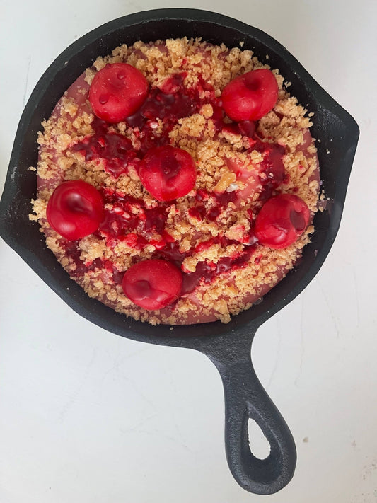 Cherry Cobbler Skillet Candle - Ringold Valley Trading Company