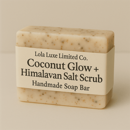 Coconut Glow + Himalayan Salt Scrub Handmade Soap Bar - Ringold Valley Trading Company