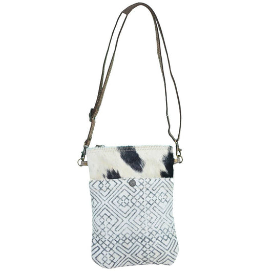 FurCanvas Chic: Patterned Shoulder Bag - Ringold Valley Trading Company