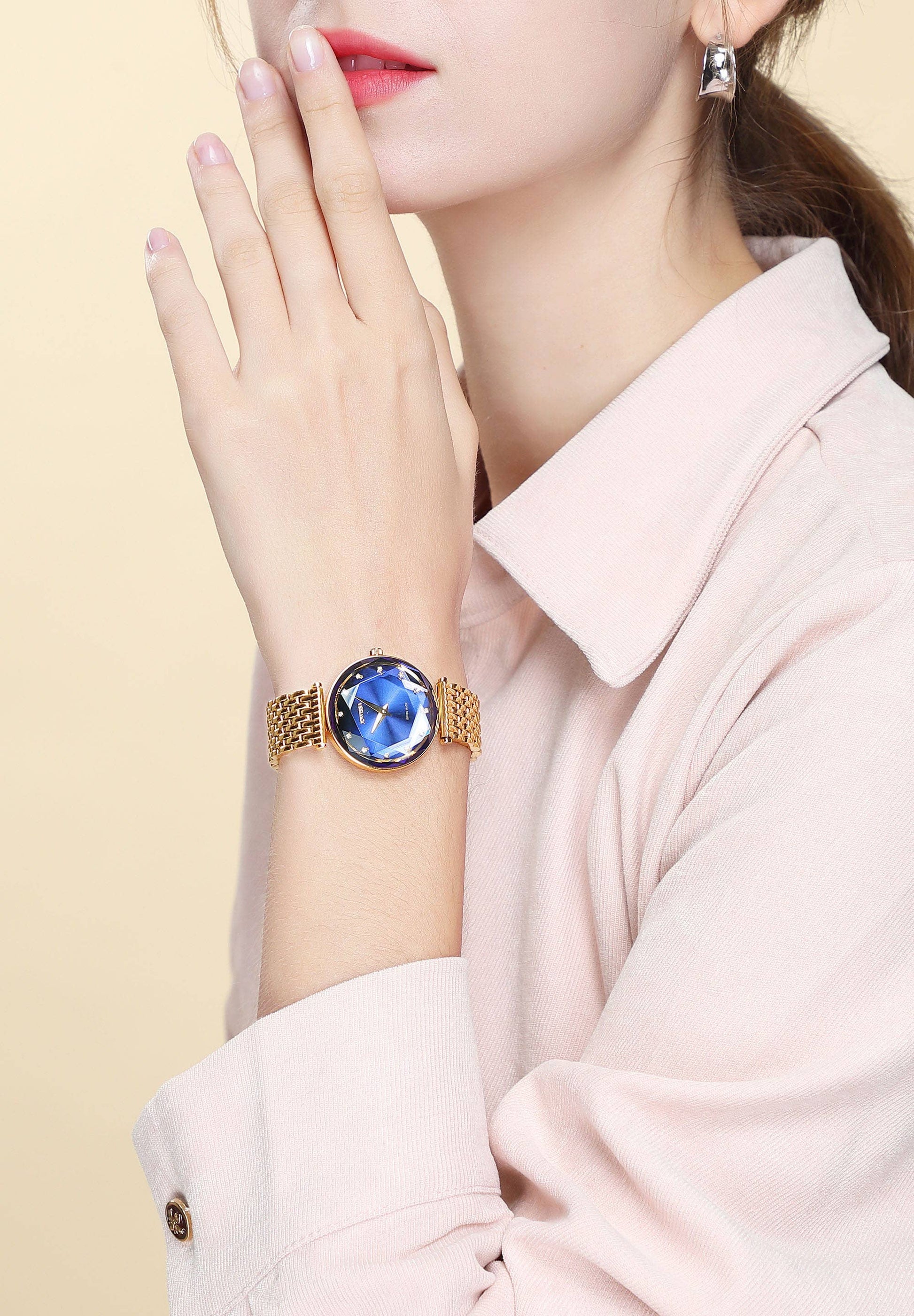 Facet Elegance: Swiss Ladies Watch J5.842.M - Ringold Valley Trading Company