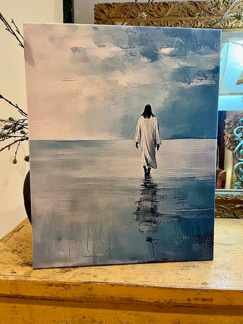 Christian home decor canvas art print, Faith Religious gift: 16x20 - Ringold Valley Trading Company