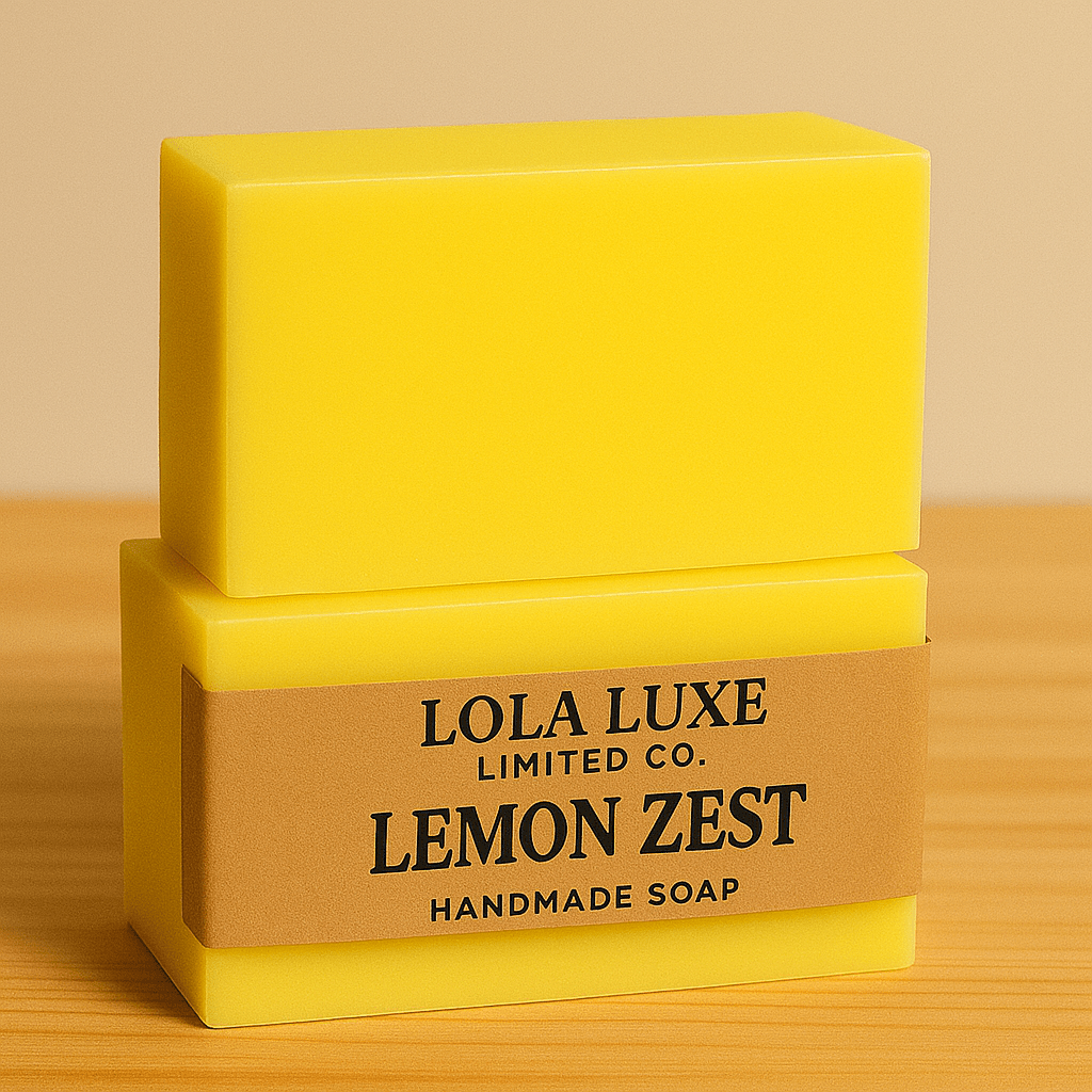 Lemon Zest- Lemon Scented Handmade Soap Bars - Ringold Valley Trading Company