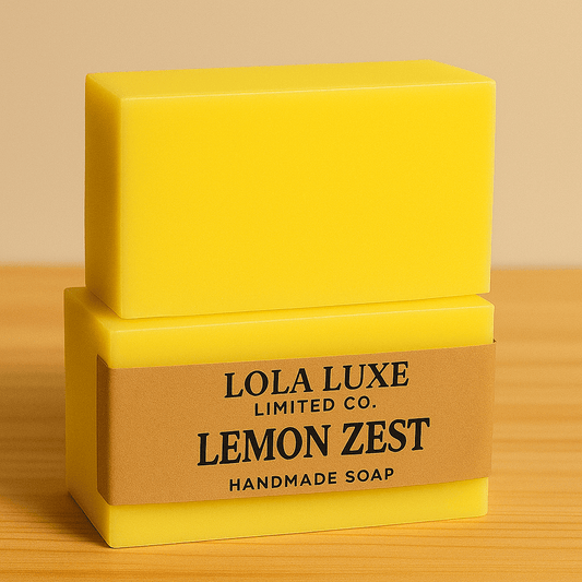 Lemon Zest- Lemon Scented Handmade Soap Bars - Ringold Valley Trading Company