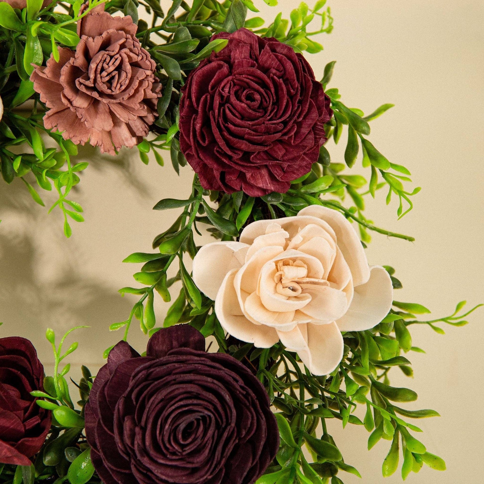 Merlot Blossom 12 Wreath - Ringold Valley Trading Company