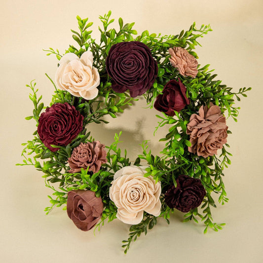 Merlot Blossom 12 Wreath - Ringold Valley Trading Company