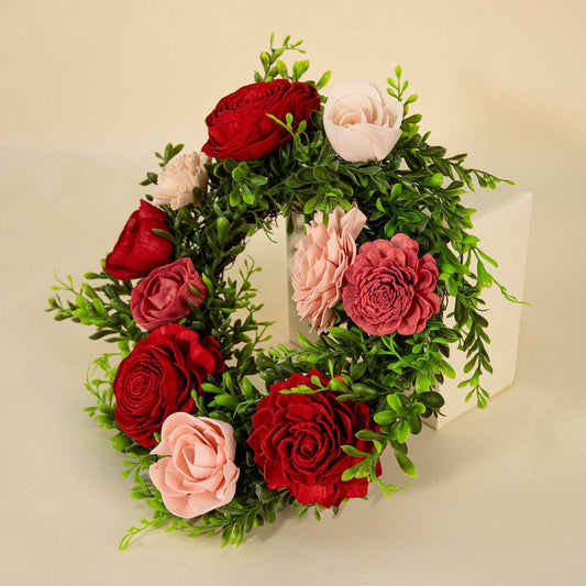 Rose Glow 12 Wreath - Elegant Floral Decor - Ringold Valley Trading Company