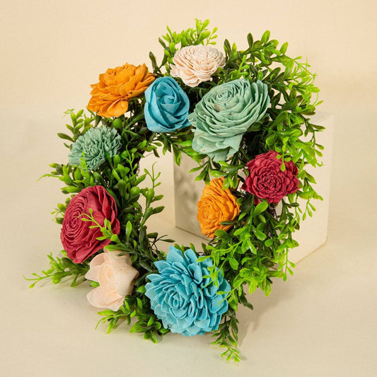 Spring Breeze 12 Wreath - Fresh Blooms - Ringold Valley Trading Company