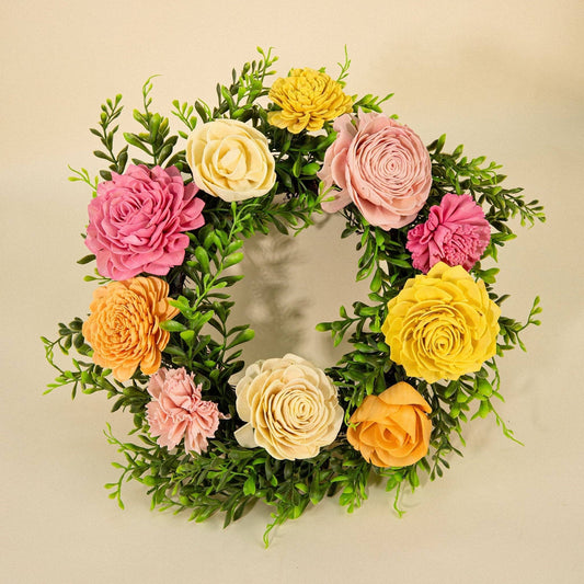 Sunset Blush Wreath - Ringold Valley Trading Company