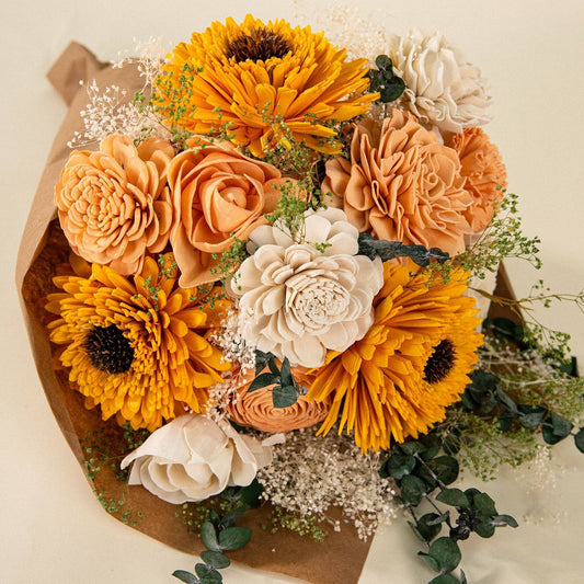 Sunshine Zinnia Bouquet - Ringold Valley Trading Company