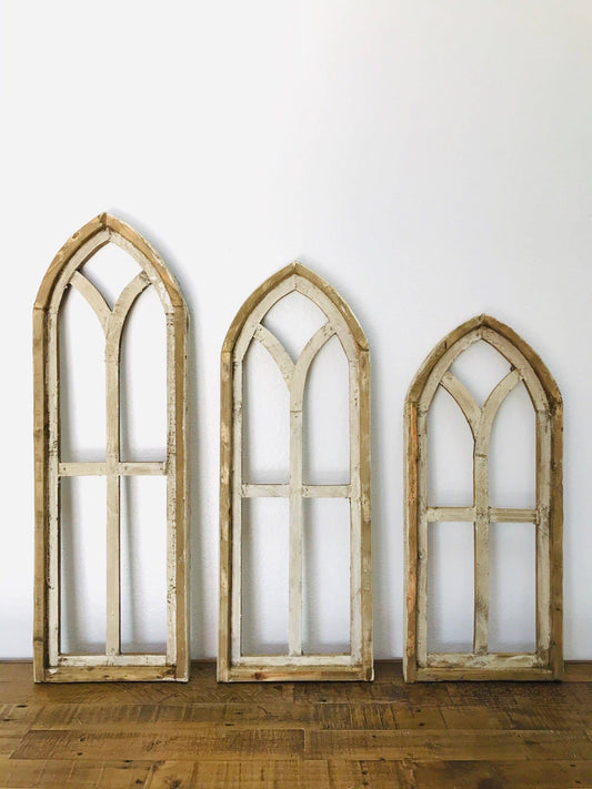 Pisa Wood Window 3 PC Set - Ringold Valley Trading Company
