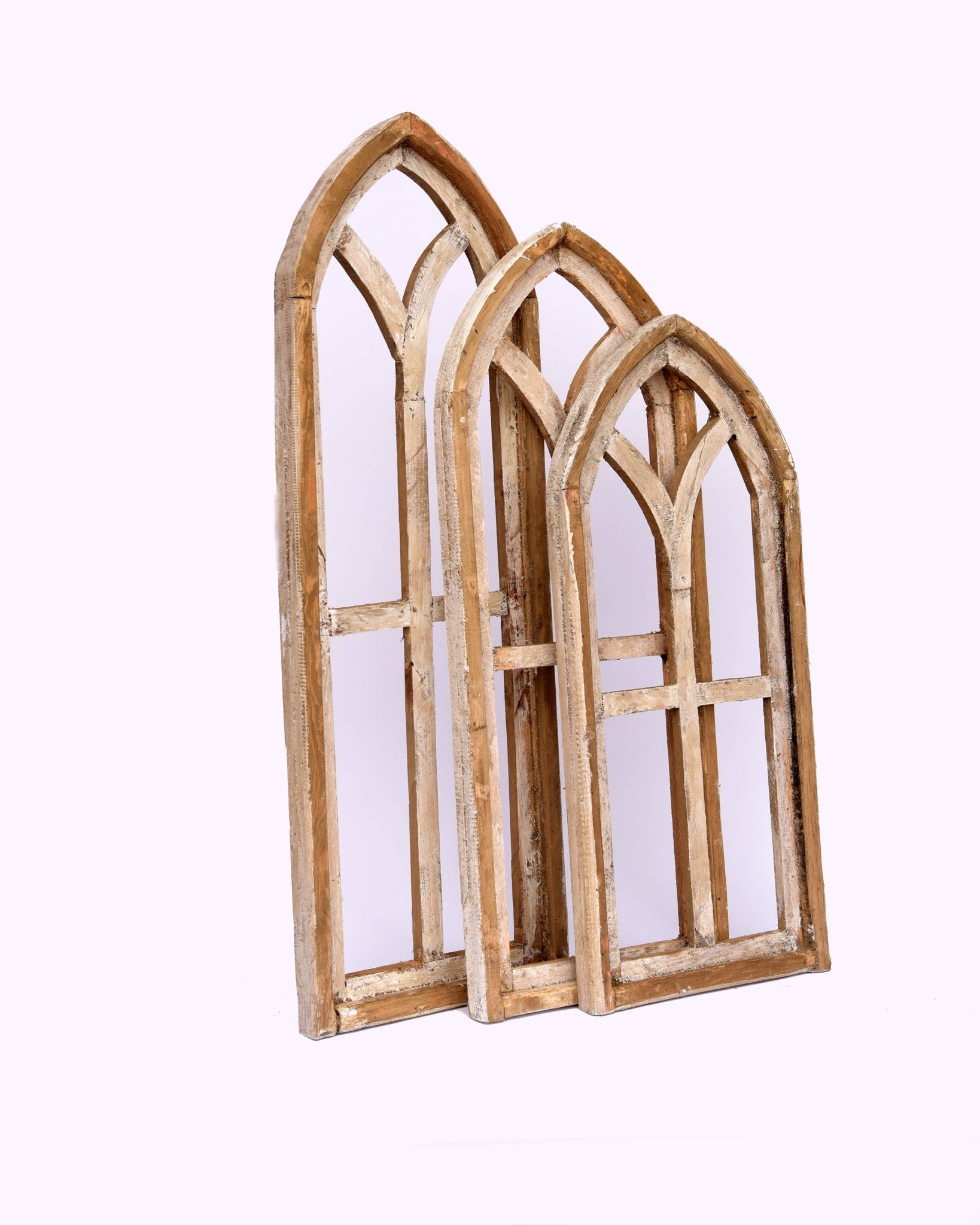 Pisa Wood Window 3 PC Set - Ringold Valley Trading Company